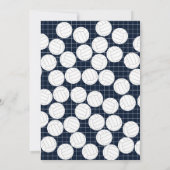 バレーボールパーソナライズされたノーテカード サンキューカード (裏面)