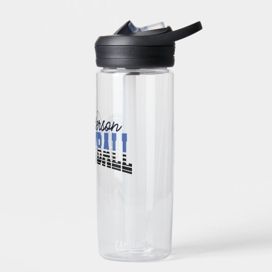 バレーボールパーソナライズされたプレーヤーADD NAMEチームチャンピオン ウォーターボトル (左面)