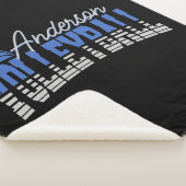 バレーボールパーソナライズされたプレーヤーADD NAMEチームチャンピオン シェルパブランケット (3/4)