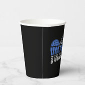 バレーボールパーソナライズされたプレーヤーADD NAMEチームチャンピオン 紙コップ (右)