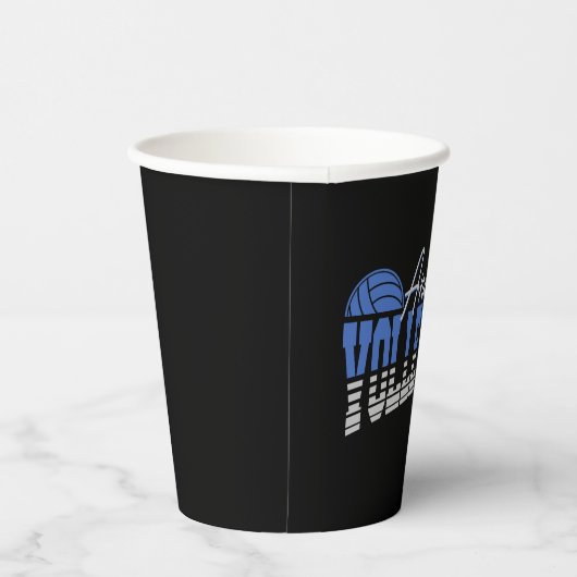 バレーボールパーソナライズされたプレーヤーADD NAMEチームチャンピオン 紙コップ (右)