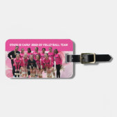 バレーボールパーソナライズされたラゲッジタグ ラゲッジタグ (正面横)