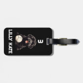 バレーボールパーソナライズされたラゲッジタグ ラゲッジタグ (裏面横)