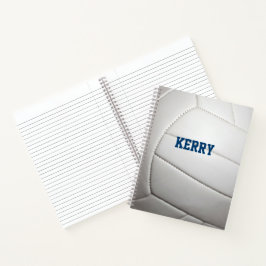 バレーボールパーソナライズされたルックスパイラルノートブック ノートブック