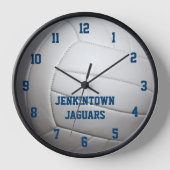 バレーボールパーソナライズされたルック壁時計 壁時計 (正面)