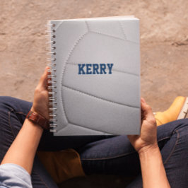 バレーボールパーソナライズされた手帳 ノートブック