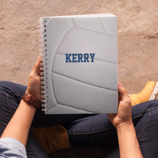 バレーボールパーソナライズされた手帳 ノートブック