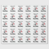 バレーボールビーチバレーボール ラッピングペーパー (フラット)