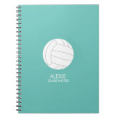 バレーボールファン ノートブック (正面)