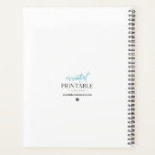 バレーボールプランナー やる気のでるゲームシーケンス プランナー手帳 (裏面)