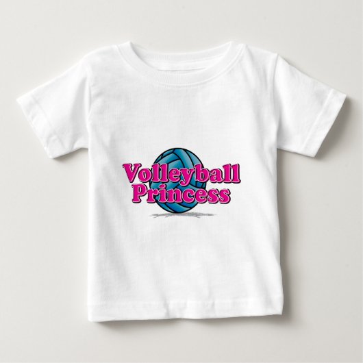 バレーボールプリンセス ベビーTシャツ (正面)