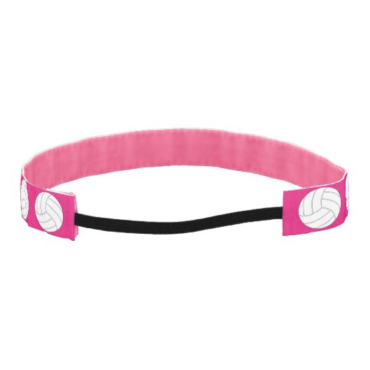 バレーボールプレイヤーチーム名とカラーヘッドバンド アスレチックヘッドバンド (裏面)