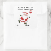 バレーボールホリデーギフトラベル スクエアシール (バッグ)