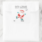 バレーボールホリデーギフトラベル スクエアシール (バッグ)