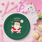 バレーボールホリデーパーティー ペーパープレート (パーティー)