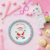 バレーボールホリデーパーティー ペーパープレート (パーティー)