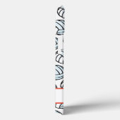 バレーボールホワイトブラックスポーツファン名Tech Case-Mate iPhoneケース (裏面 / 右)