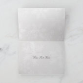 バレーボールボールオーナメントホリデイ挨拶 シーズンカード (内部)