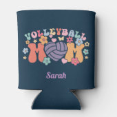 バレーボールマママボールハートフローラレトロクーラーボックス 缶クーラー (裏面)