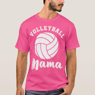 バレーボールママママママママッチファミリーバレーボールティー Tシャツ