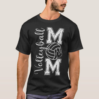 バレーボールママ ゲームデイの雰囲気 母の日 Tシャツ