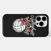バレーボールママ iPhoneケース (裏面横)