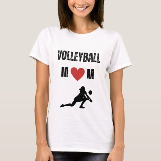 バレーボールママ Tシャツ (正面)