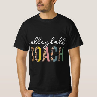 バレーボールマムレオパレバレーボールコーチチームギフト Tシャツ