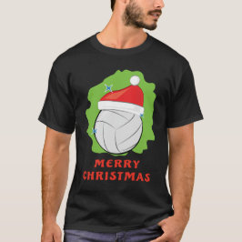 バレーボールメリークリスマス – おもしろい Tシャツ