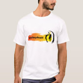 バレーボールユニークのエンブレム Tシャツ (正面)