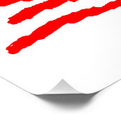 バレーボールライフ米国国旗のデザイン ポスター (コーナー)