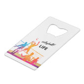 バレーボールライフ クレジットカード栓抜き (裏面アングル)