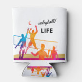 バレーボールライフ 缶クーラー (裏面)