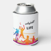 バレーボールライフ 缶クーラー (缶裏面)