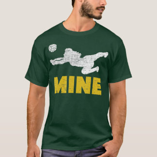 バレーボールリベロボレーボールスポーツバレーボールネット Tシャツ