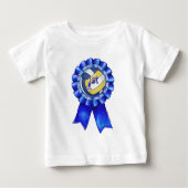 バレーボールリボン1st ベビーTシャツ (正面)