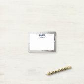 バレーボールルックパーソナライズされたコーチ ポストイット (デスク上)