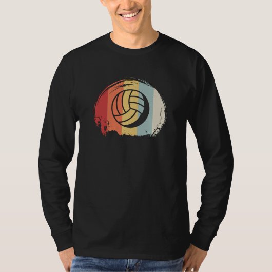 バレーボールレトロ Tシャツ (正面)
