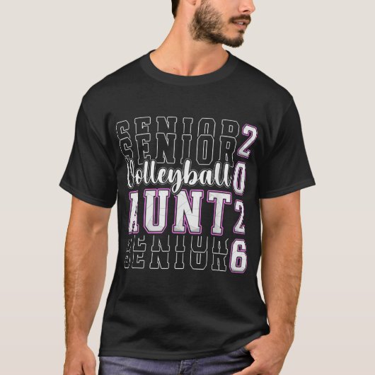 バレーボール上級叔母 Tシャツ (正面)