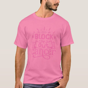 バレーボール乳がん患者を阻止する Tシャツ