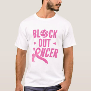 バレーボール乳がん患者を阻止する Tシャツ