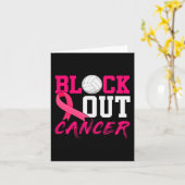 バレーボール乳がん認識度ブロックアウト カード (黄色い花)