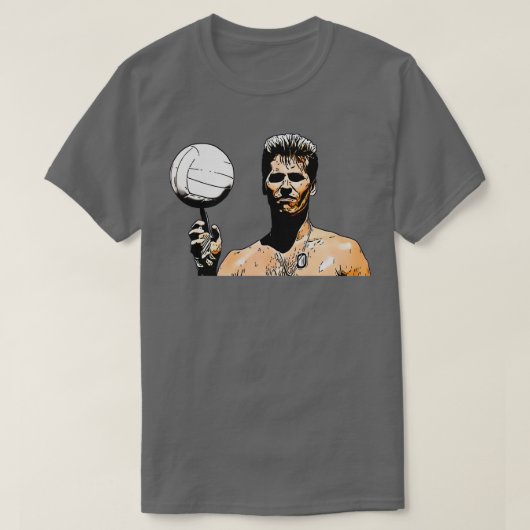 バレーボール値 Tシャツ (デザイン正面)