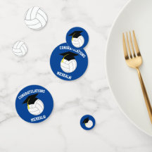 バレーボール卒業スポーツブルー