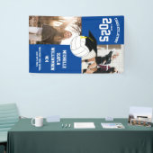 バレーボール卒業スポーツブルー 横断幕 (トレードショー)