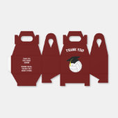 バレーボール卒業スポーツマルーン フェイバーボックス (折り畳みなし)