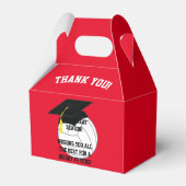 バレーボール卒業スポーツレッド フェイバーボックス (裏面サイド)