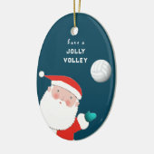 バレーボール収集可能 セラミックオーナメント (左)