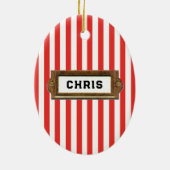 バレーボール収集可能 セラミックオーナメント (裏面)