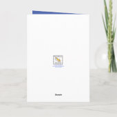 バレーボール名と年の誕生日 カード (裏面)